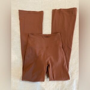 Lululemon groove super high flare legging in ancient copper